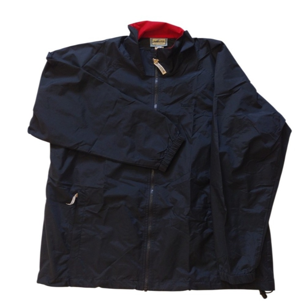 Pendleton Windbreaker Jacket Men‎ Large Navy Full Zip Mock Neck Nylon